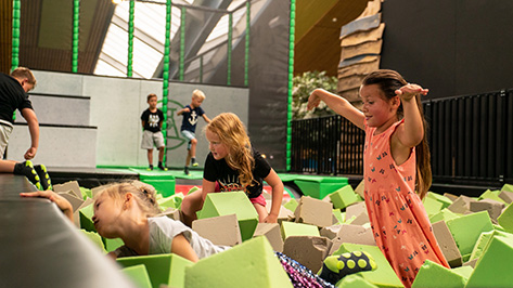 Alma Park Geburtstagsfeier Kindergeburtstag Trampolinpark