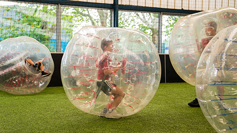 Alma Park Geburtstagsfeier Kindergeburtstag Bubbleball