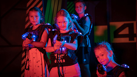 Alma Park Geburtstagsfeier Kindergeburtstag Lasertag