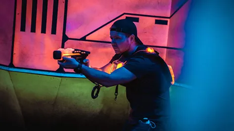 Laser tag at Alma Park