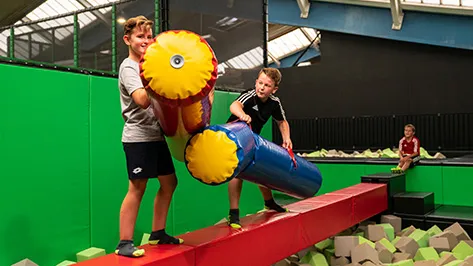 Trampoline park birthday party at Alma Park