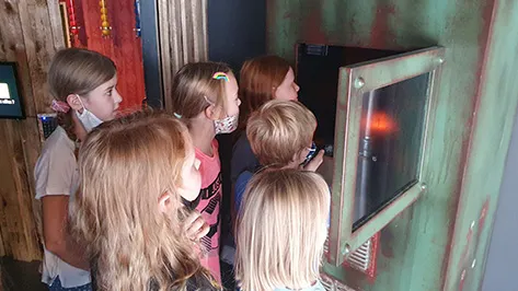Children’s escape room birthday party at Alma Park