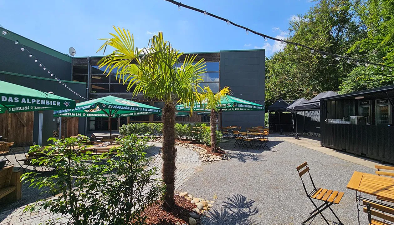 Biertuin en evenementenlocatie bij Alma Park in Gelsenkirchen