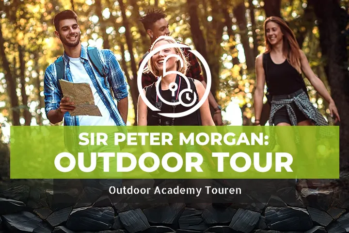 Sir Peter Morgan outdoor puzzle trail at Alma Park