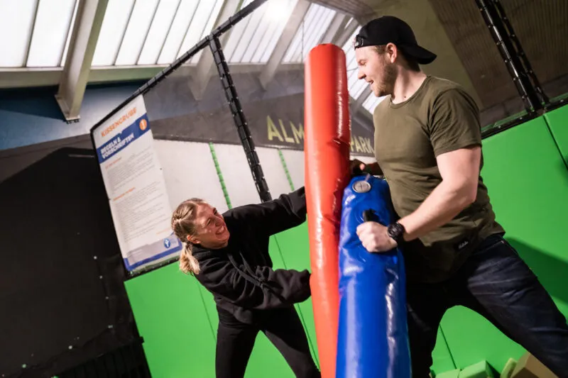 Trampolinpark im Alma Park in Gelsenkirchen